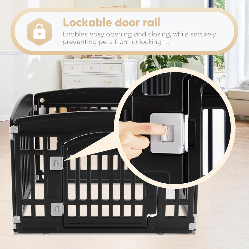 Dog Playpen Secure Foldable Fence